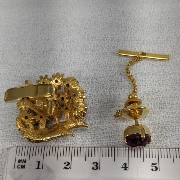 ๐จ๐ฆ 1950s Unisex Cufflinks & Tie tack - Picture 5 of 6